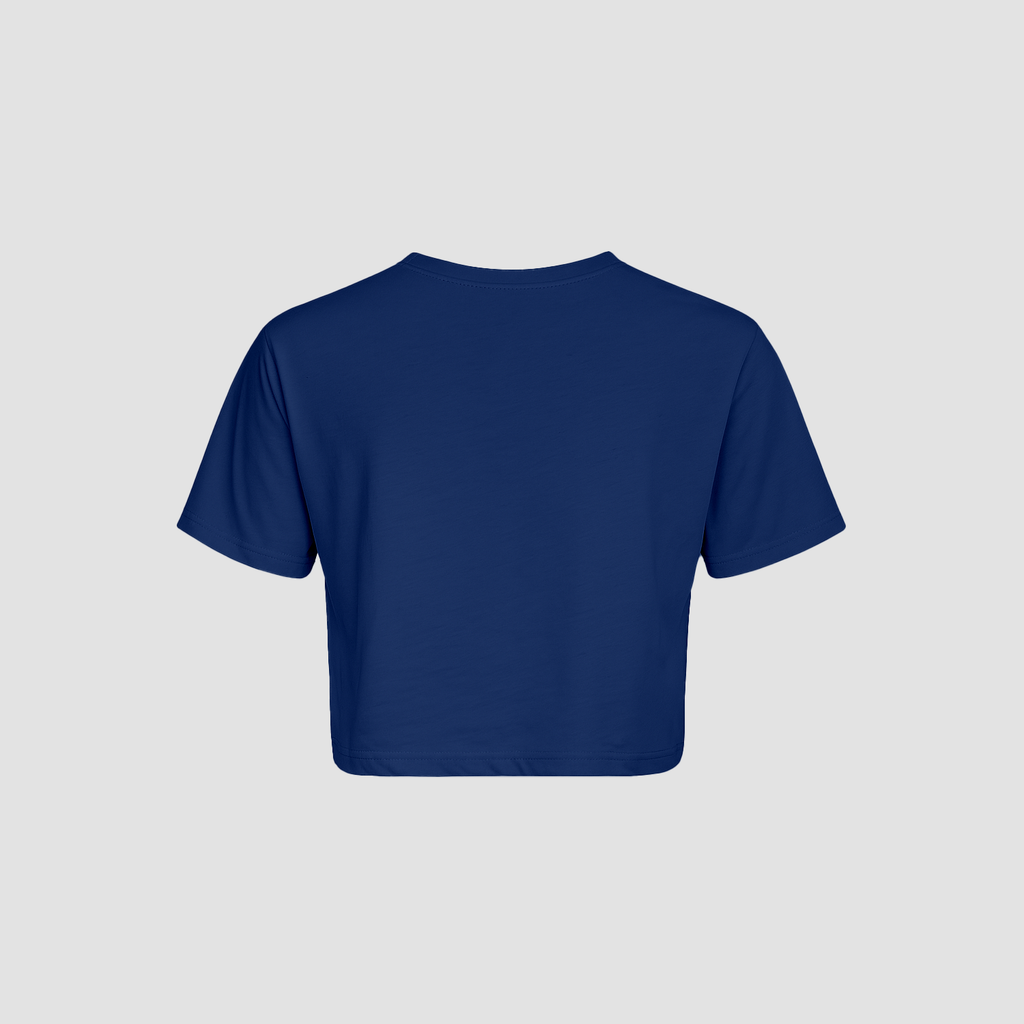Foley’s Cropped Tee - Navy