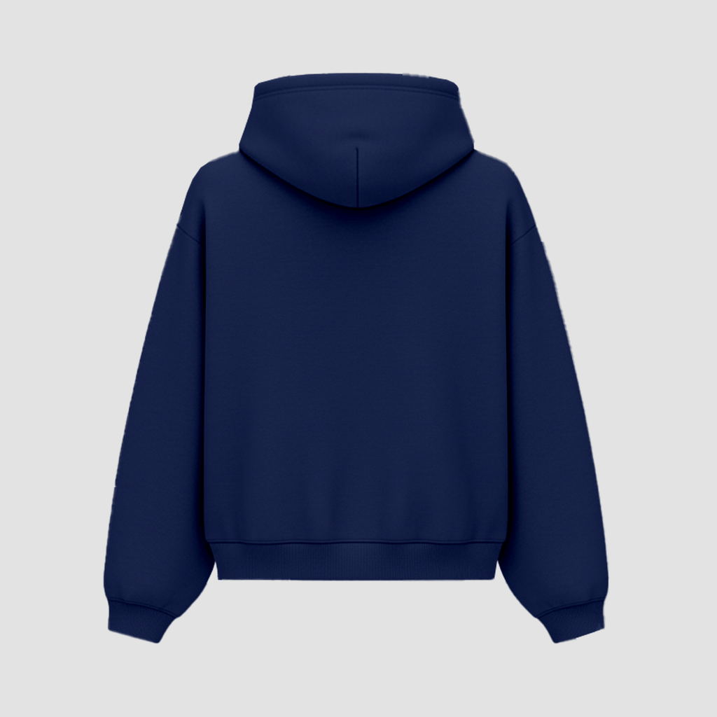 Foley's Embossed Hoodie - Navy