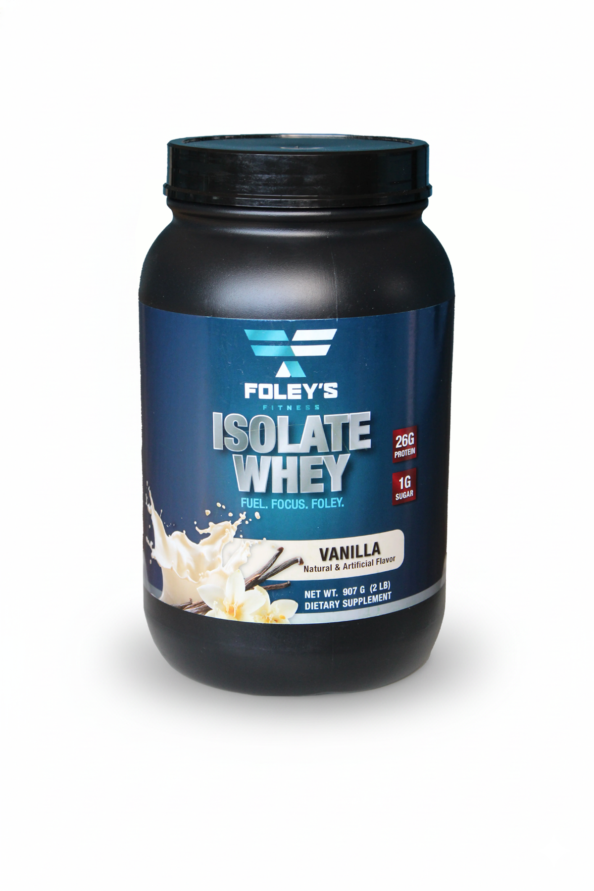 Foley’s Isolate Whey Protein – Vanilla (2 lb)