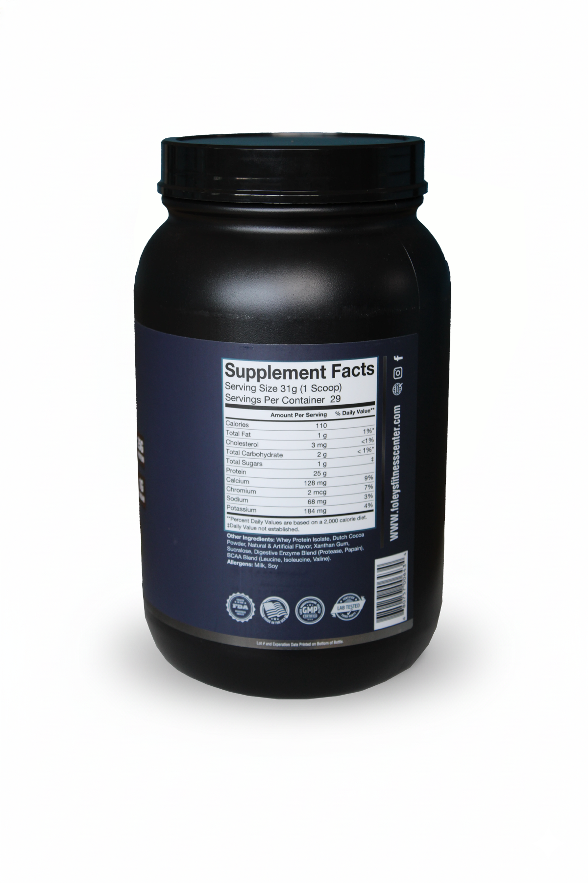 Foleys Isolate Whey Protein - Chocolate (2 lb)