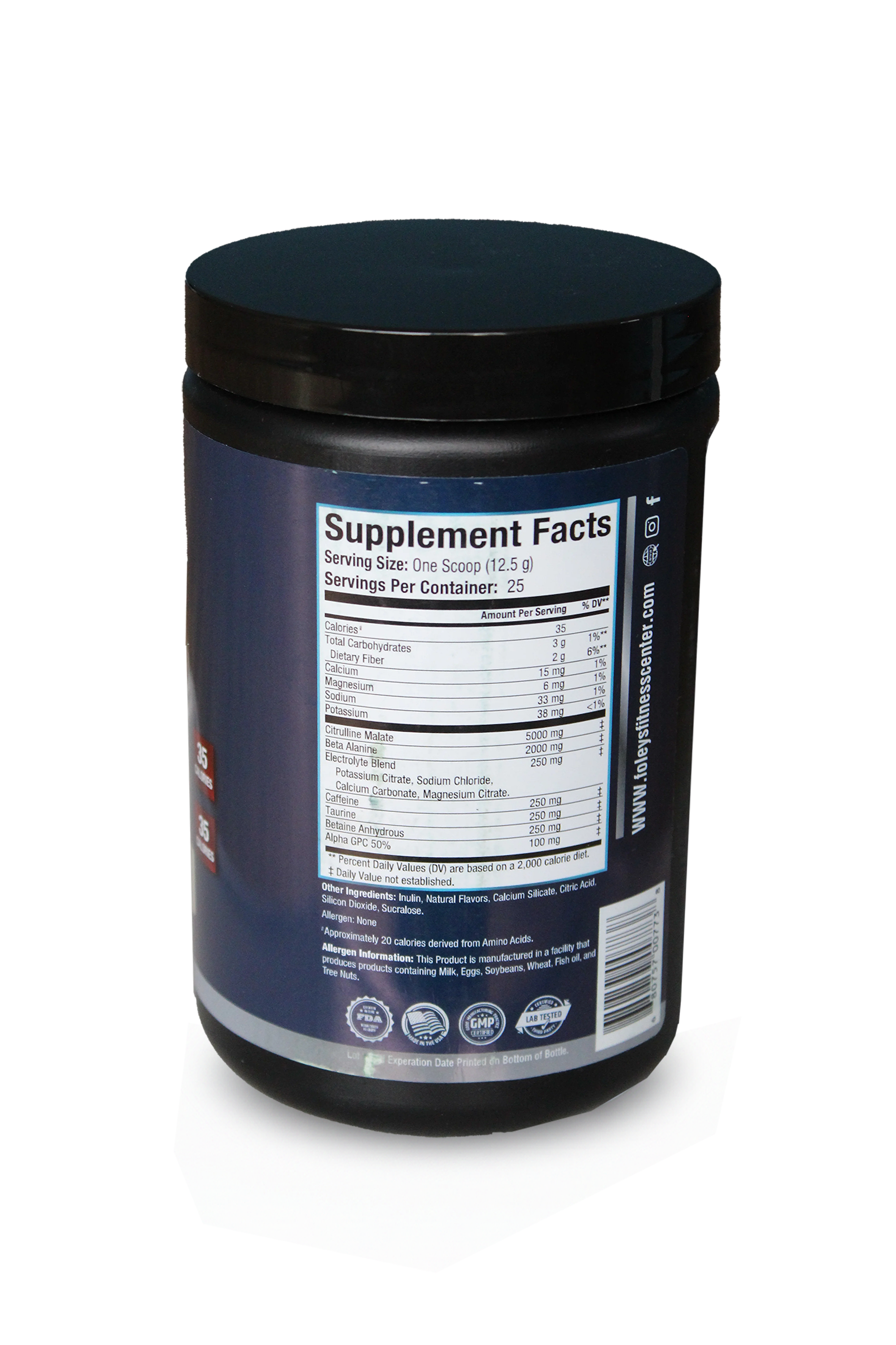 Foley’s Pump Preworkout – Citrus Blast