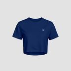 Foley’s Cropped Tee - Navy