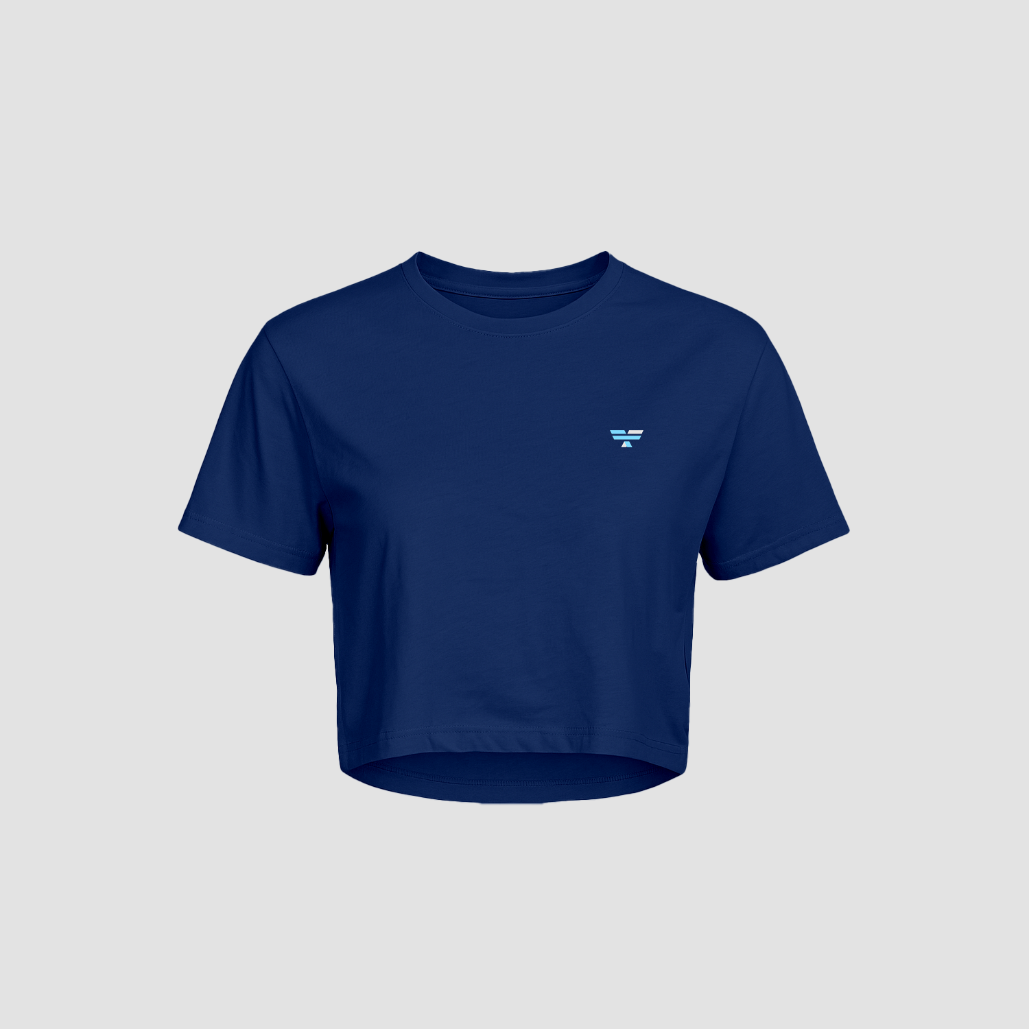 Foley’s Cropped Tee - Navy