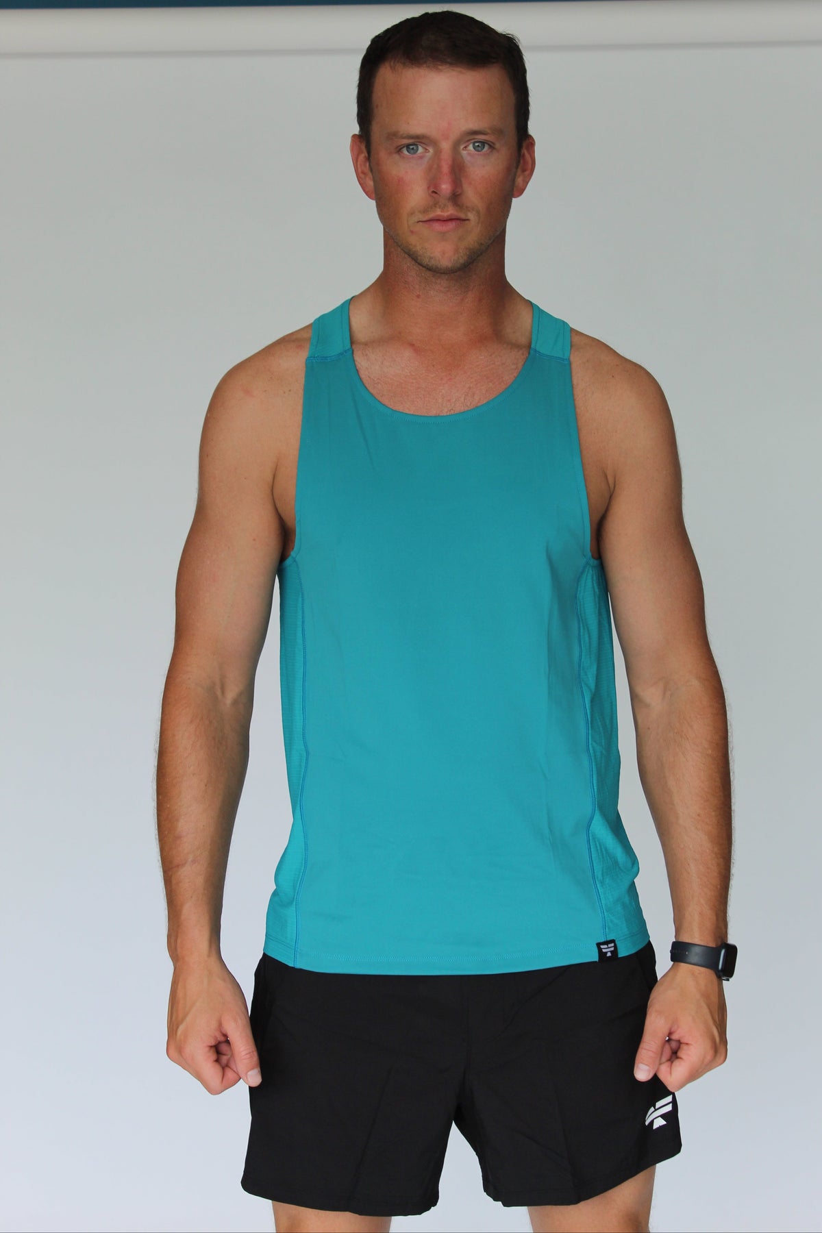 Foley's Performance Singlet - Lagoon