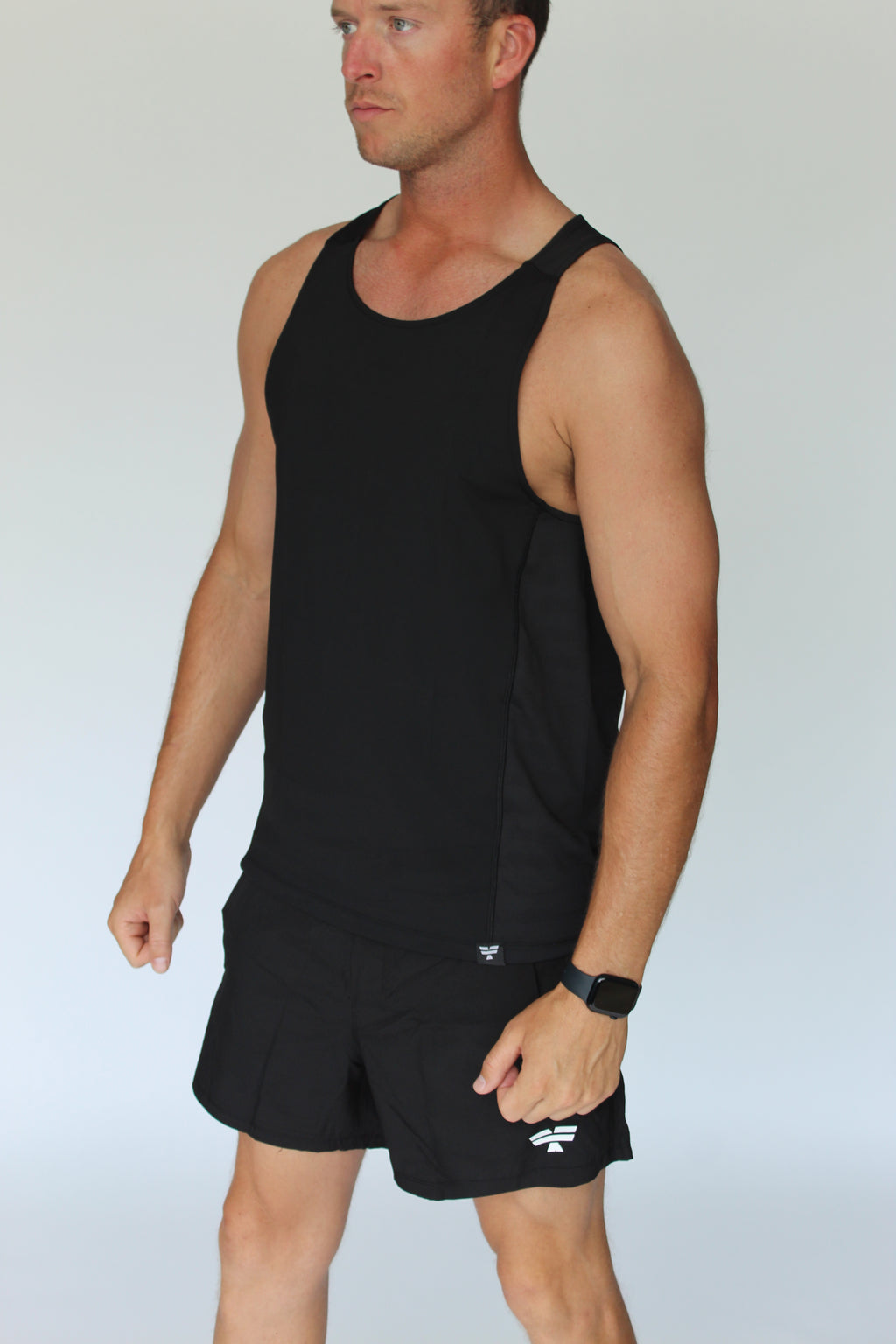Foley's Performance Singlet - Black