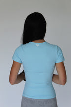 Foley's Women's Compression Tee - Sky Blue