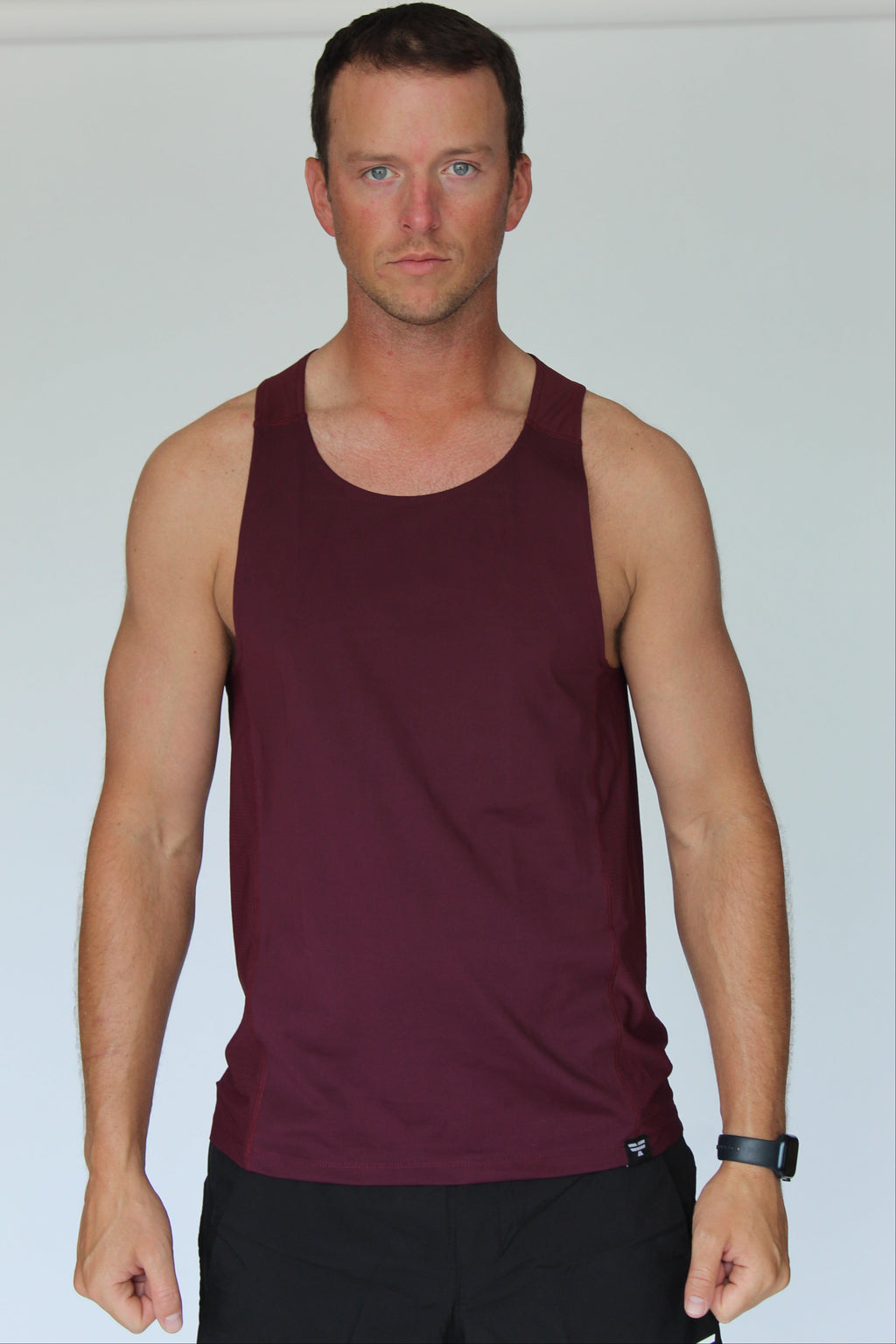 Foley's Performance Singlet - Burgundy