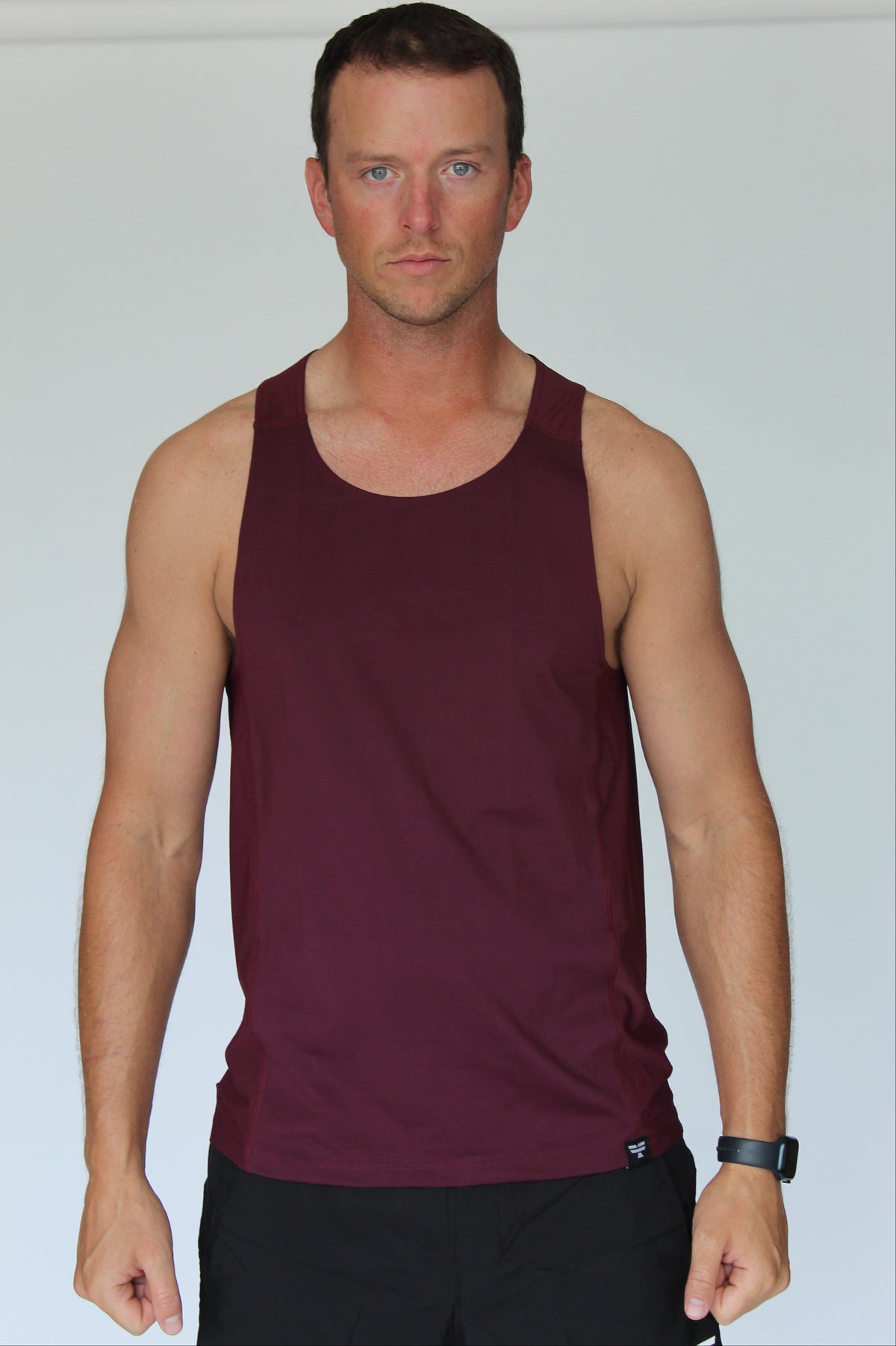 Foley's Performance Singlet - Burgundy