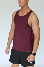 Foley's Performance Singlet - Burgundy