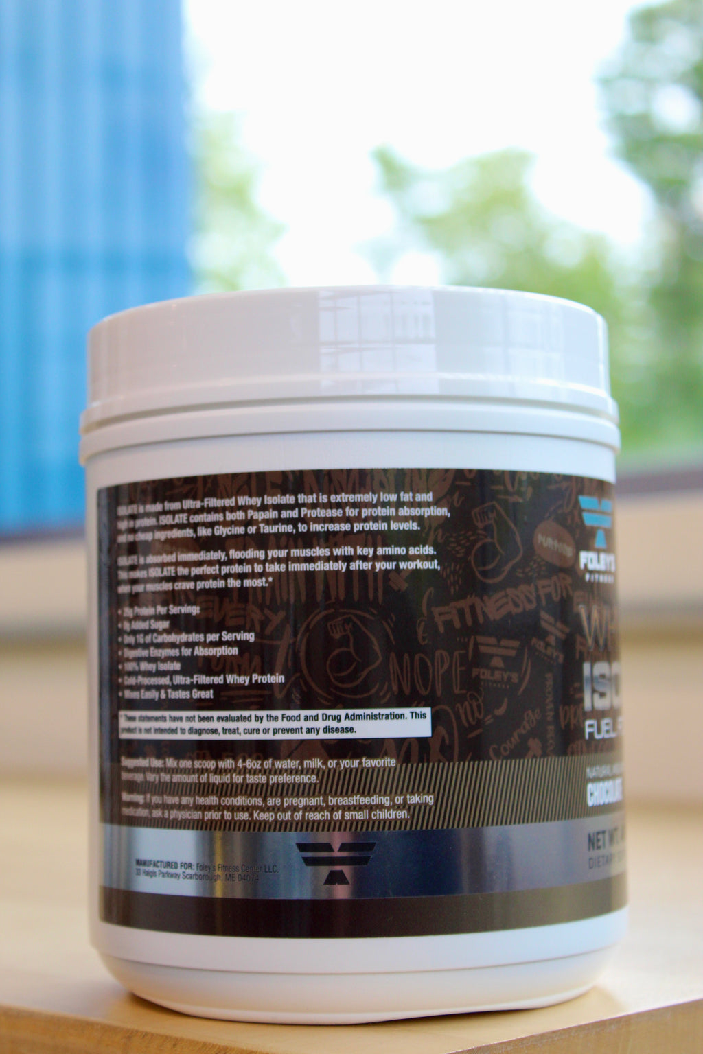 Foley’s Whey Isolate Protein – Chocolate (1 lb)