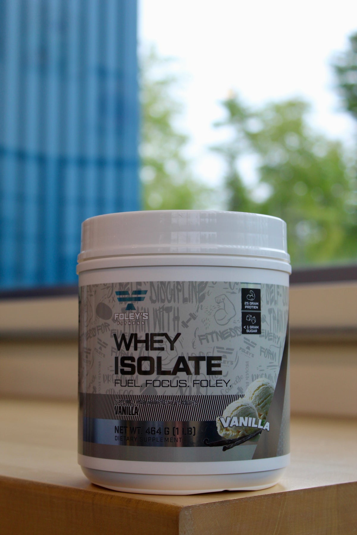 Foley’s Whey Isolate Protein – Vanilla (1 lb)