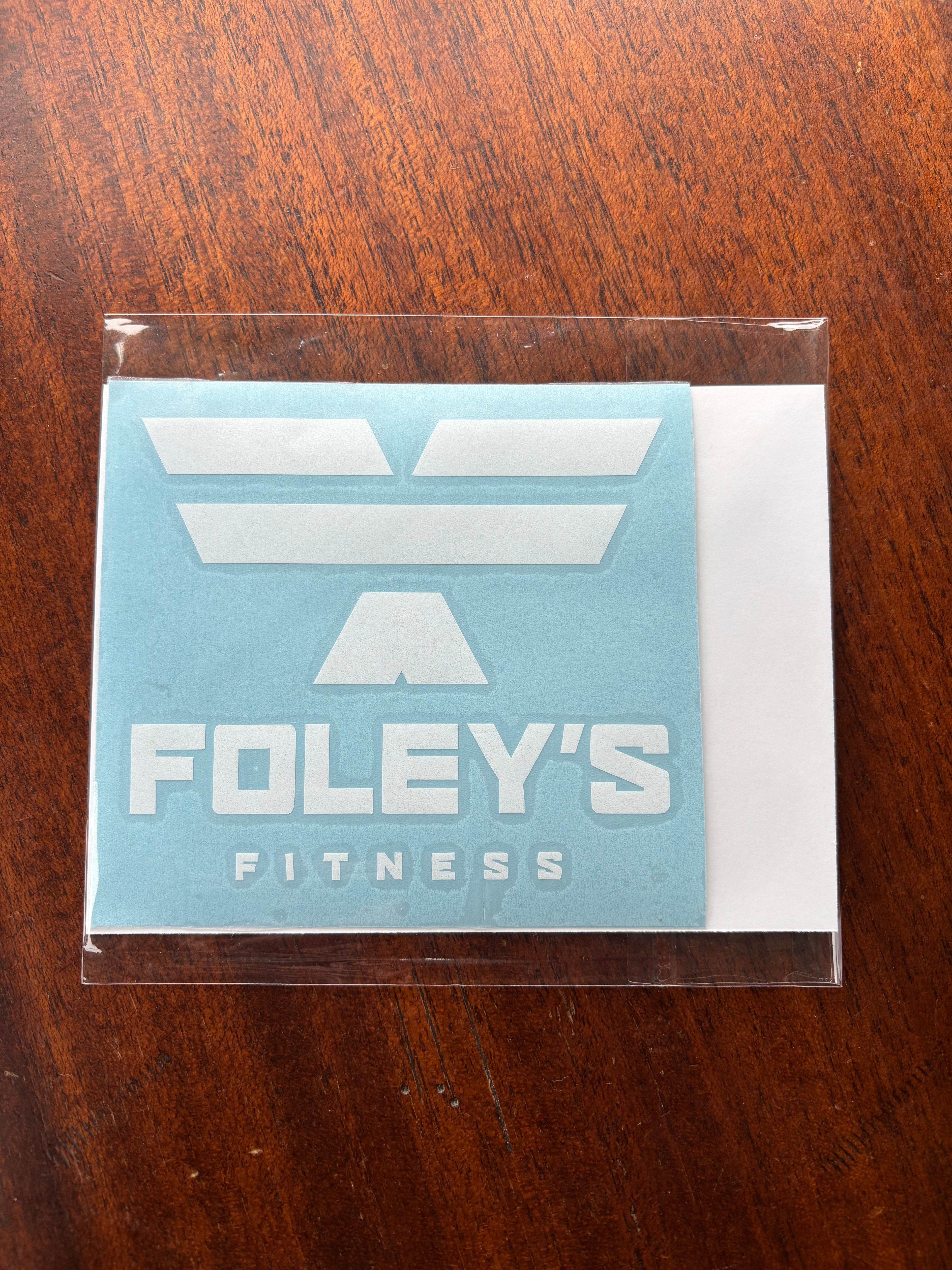 Foley's Decal - White