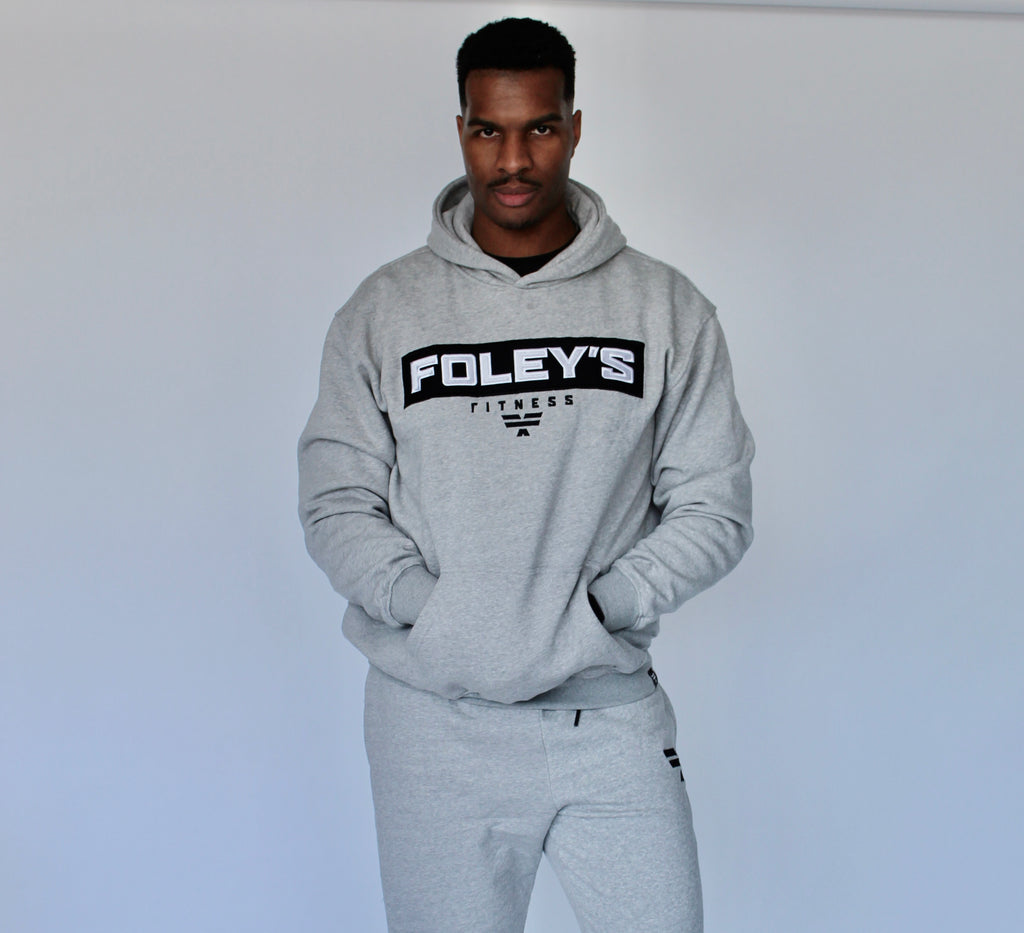 Foley's Essential Hoodie – Heather Grey