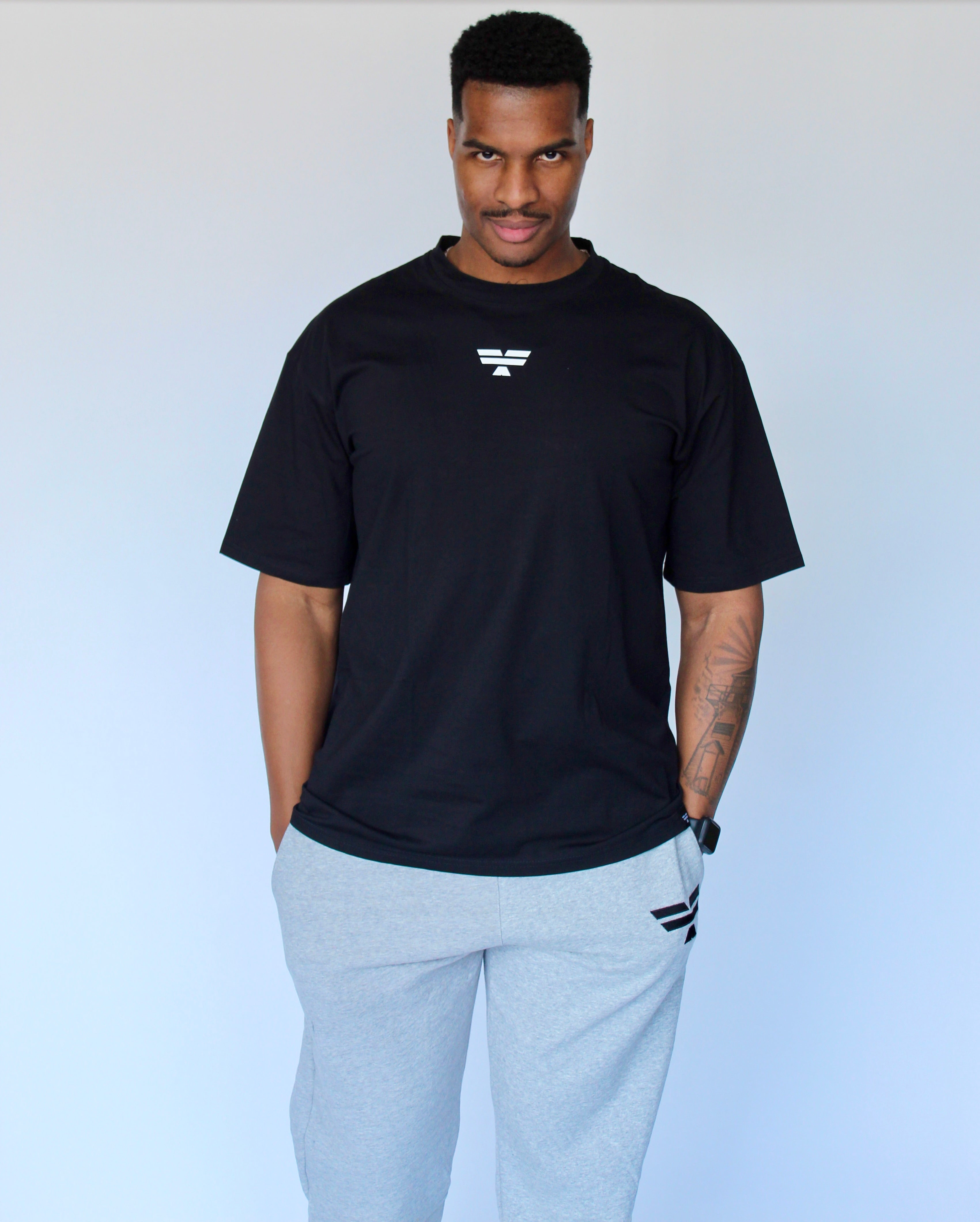 Foley's Oversized Tee - Black