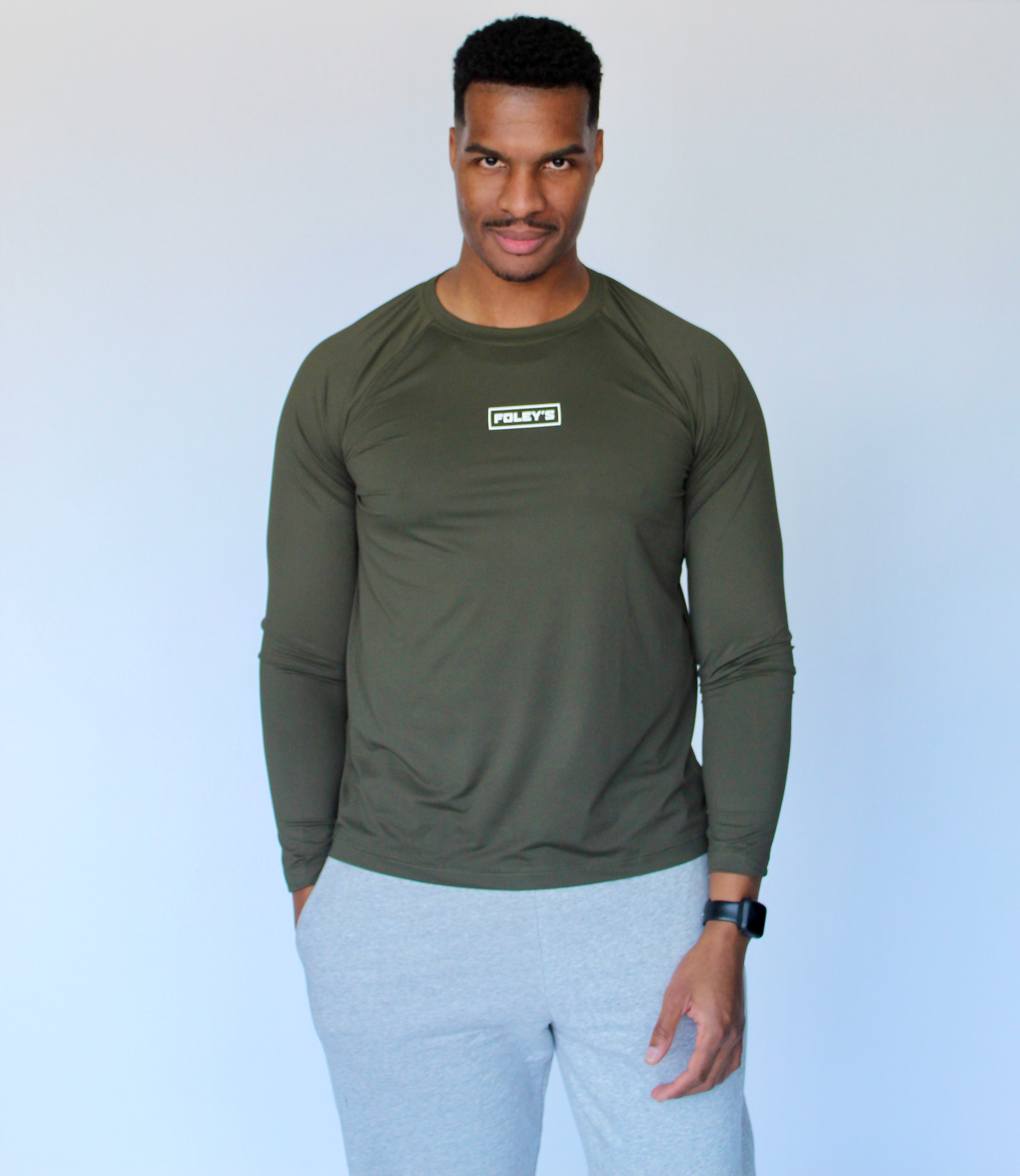 Motive Long Sleeve Tee - Army Green